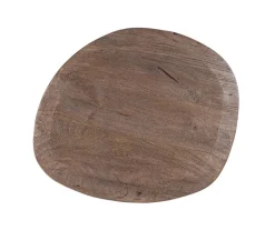 Best Bizzotto TAVOLINO STANLEY TOP RUSTIC BROWN 50