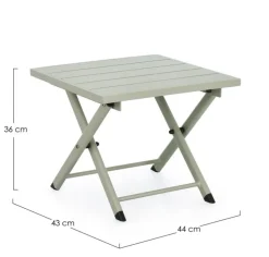 Hot Bizzotto TAVOLINO TAYLOR 44X43 BREEZE