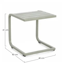 Discount Bizzotto TAVOLINO TAYLOR 40X40 BREEZE