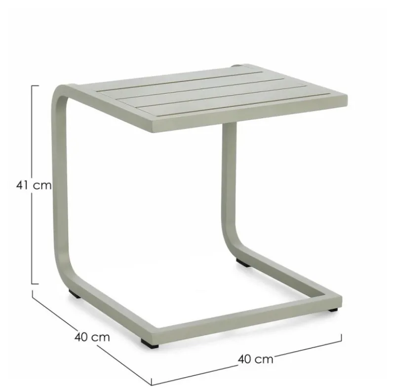 Discount Bizzotto TAVOLINO TAYLOR 40X40 BREEZE