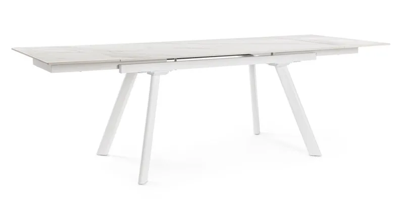 New Bizzotto TAVOLO ALL. JARKKO 160-240X90 BIANCO