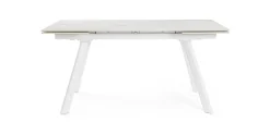New Bizzotto TAVOLO ALL. JARKKO 160-240X90 BIANCO
