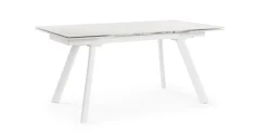 New Bizzotto TAVOLO ALL. JARKKO 160-240X90 BIANCO