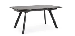 Hot Bizzotto TAVOLO ALL. JARKKO 160-240X90 NERO