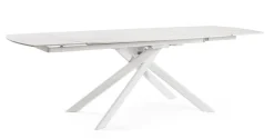 Sale Bizzotto TAVOLO ALL. JOAKIM 160-240X90 BIANCO