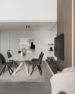 Sale Bizzotto TAVOLO ALL. JOAKIM 160-240X90 BIANCO