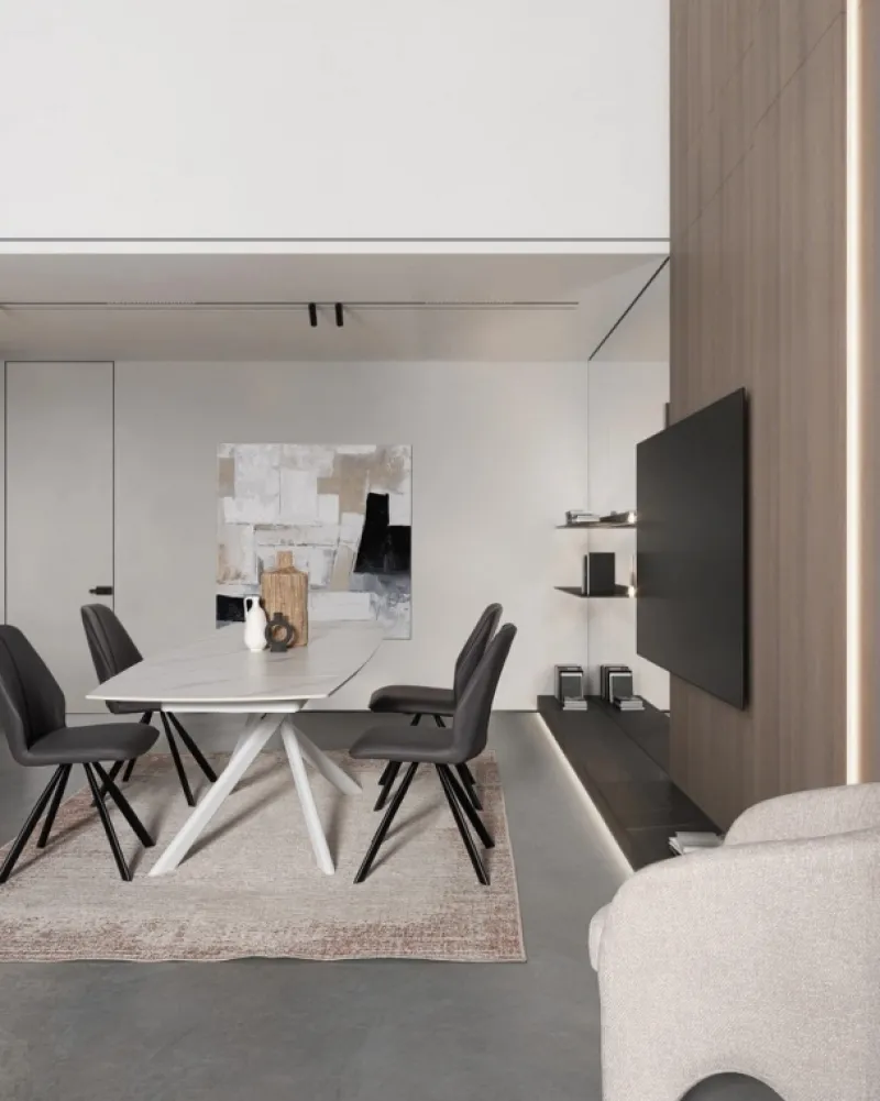 Sale Bizzotto TAVOLO ALL. JOAKIM 160-240X90 BIANCO