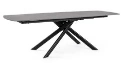 Hot Bizzotto TAVOLO ALL. JOAKIM 160-240X90 NERO