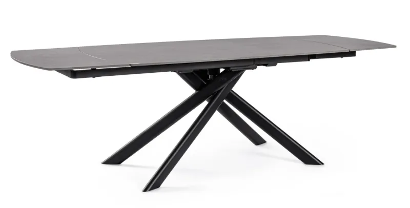 Hot Bizzotto TAVOLO ALL. JOAKIM 160-240X90 NERO