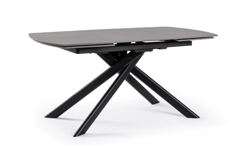 Hot Bizzotto TAVOLO ALL. JOAKIM 160-240X90 NERO