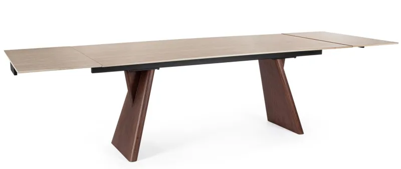 New Bizzotto TAVOLO ALL. MAIKKI 200/300X100 NOCE/TRAV