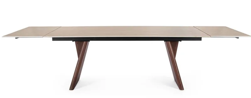 New Bizzotto TAVOLO ALL. MAIKKI 200/300X100 NOCE/TRAV