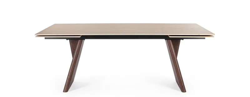 New Bizzotto TAVOLO ALL. MAIKKI 200/300X100 NOCE/TRAV