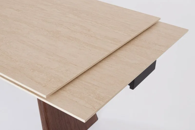 New Bizzotto TAVOLO ALL. MAIKKI 200/300X100 NOCE/TRAV