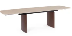 Best Bizzotto TAVOLO ALL. MAILIS 180/260X90 NOCE/TRAV.