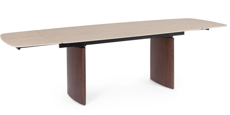 Best Bizzotto TAVOLO ALL. MAILIS 180/260X90 NOCE/TRAV.