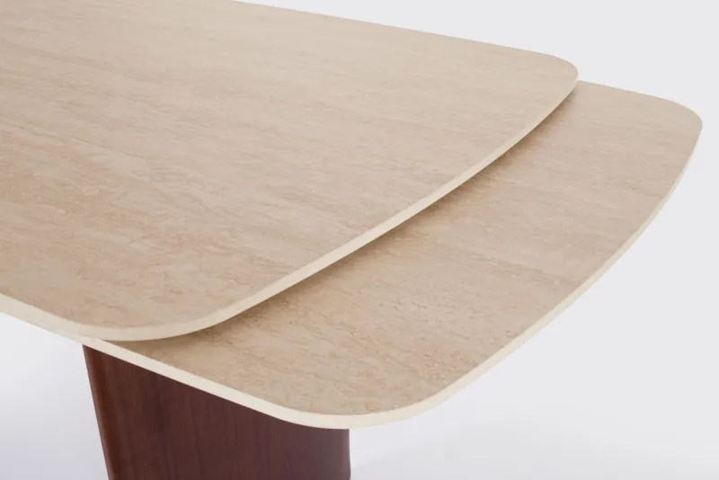 Best Bizzotto TAVOLO ALL. MAILIS 180/260X90 NOCE/TRAV.