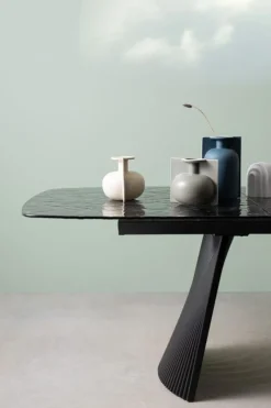 Bizzotto TAVOLO ALL OLIVER VETRO 180-220X90