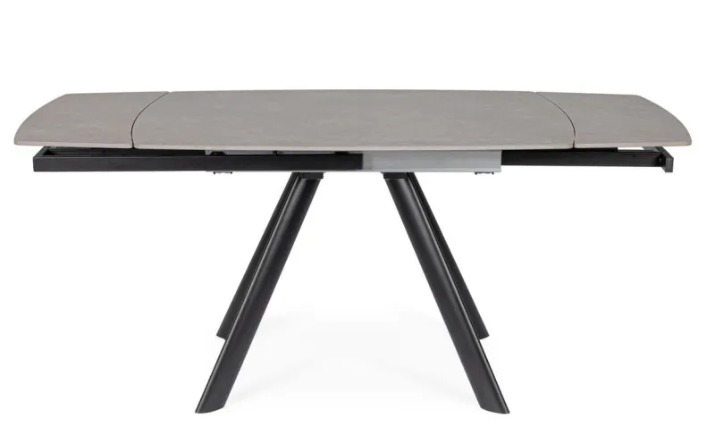 Best Bizzotto TAVOLO ALL. RAILI 119.5/180X85 NERO/GRIG