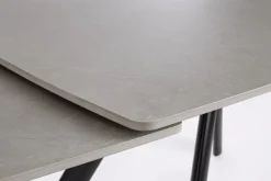 Best Bizzotto TAVOLO ALL. RAILI 119.5/180X85 NERO/GRIG