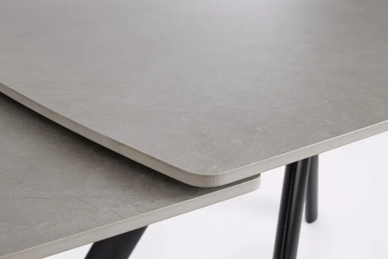 Best Bizzotto TAVOLO ALL. RAILI 119.5/180X85 NERO/GRIG