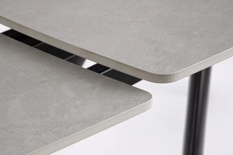 Best Bizzotto TAVOLO ALL. RAILI 119.5/180X85 NERO/GRIG