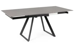 Sale Bizzotto TAVOLO ALL. REETA 120/180X90 NERO/GRIGIO