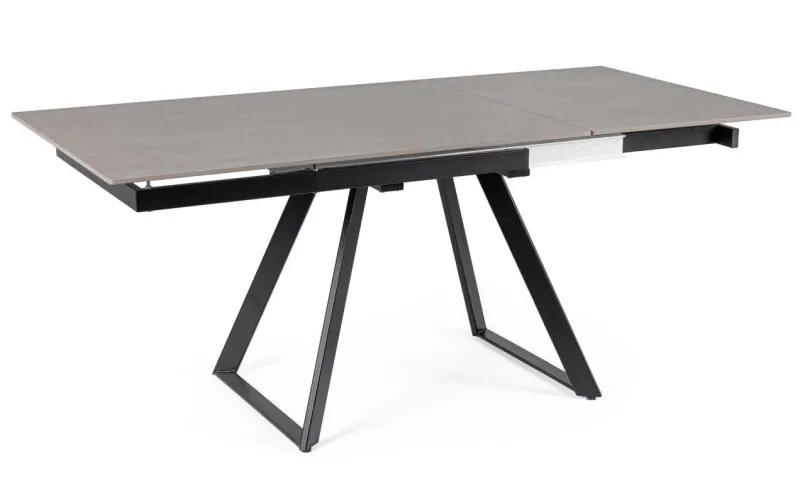 Sale Bizzotto TAVOLO ALL. REETA 120/180X90 NERO/GRIGIO