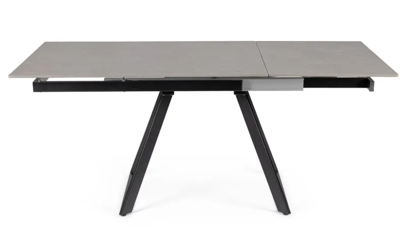 Sale Bizzotto TAVOLO ALL. REETA 120/180X90 NERO/GRIGIO