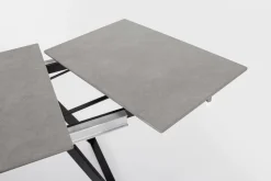 Sale Bizzotto TAVOLO ALL. REETA 120/180X90 NERO/GRIGIO