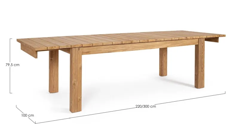 Best Bizzotto TAVOLO ALL. 220-300X100 ZORRITOS - FSC