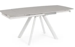 Sale Bizzotto TAVOLO ALL.RAILI 119.5/180X85 BIANC/GR C