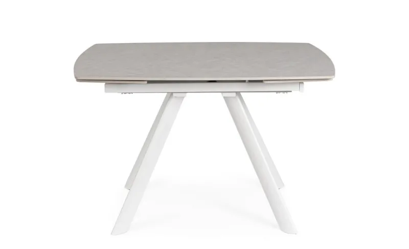 Sale Bizzotto TAVOLO ALL.RAILI 119.5/180X85 BIANC/GR C