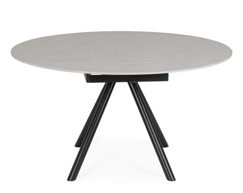 New Bizzotto TAVOLO ALL.RAUNI D87/135 NERO/GRIG.CHIAR