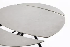 New Bizzotto TAVOLO ALL.RAUNI D87/135 NERO/GRIG.CHIAR