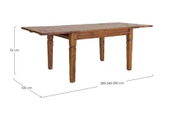 Online Bizzotto TAVOLO ALLUNGABILE 200/290 - CHATEAUX