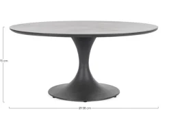 Discount Bizzotto TAVOLO ARNOLD D158 ANTR JX55