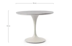 Best Bizzotto TAVOLO ARNOLD D90 PELICAN