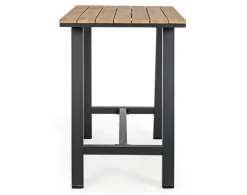 Clearance Bizzotto TAVOLO BAR IN ALLUMINIO ANTRACITE YK13 - SKIPPER