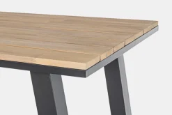 Clearance Bizzotto TAVOLO BAR IN ALLUMINIO ANTRACITE YK13 - SKIPPER