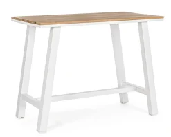 Hot Bizzotto TAVOLO BAR IN ALLUMINIO BIANCO YK11 - SKIPPER