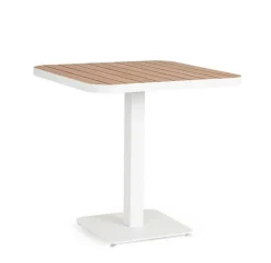 Bizzotto TAVOLO BELMAR 75X75 BIANCO YK11