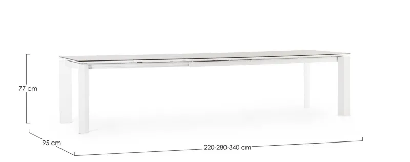 Discount Bizzotto TAVOLO BIANCO WG20 - OTAVIO