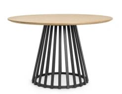 Online Bizzotto TAVOLO CILLIAN D120 NERO/NATURAL