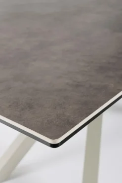 Discount Bizzotto TAVOLO CON PIANO IN CERAMICA TORTORA - SEAN