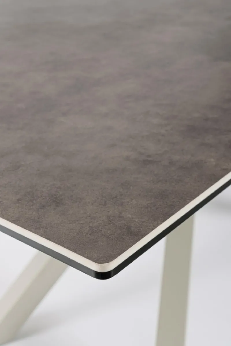 Discount Bizzotto TAVOLO CON PIANO IN CERAMICA TORTORA - SEAN