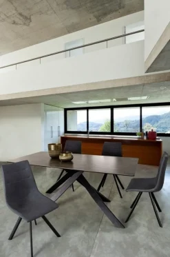 Best Bizzotto TAVOLO CON PIANO IN CERAMICA - MESSIER