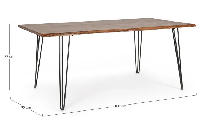 Outlet Bizzotto TAVOLO FISSO IN LEGNO - BARROW