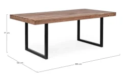 Best Bizzotto TAVOLO FISSO IN LEGNO - EGON