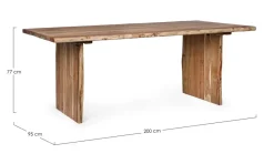 Best Bizzotto TAVOLO FISSO IN LEGNO - ENEAS